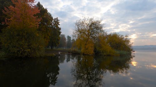 Panoramic View of Park Lake 