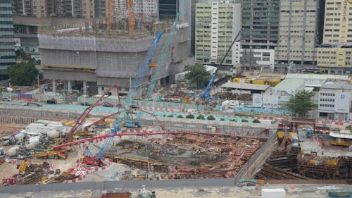 Time Lapse Video of a Construction Site