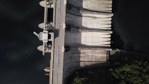 Aerial View of Slapy Reservoir