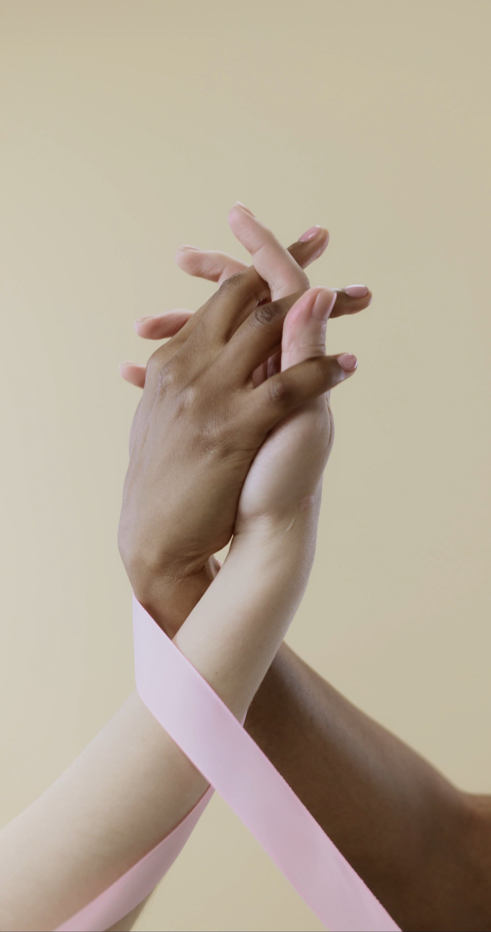 Female Hands Holding Pink Ribbon Free Stock Video Footage, Royalty-Free ...