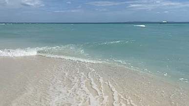 blue water beach