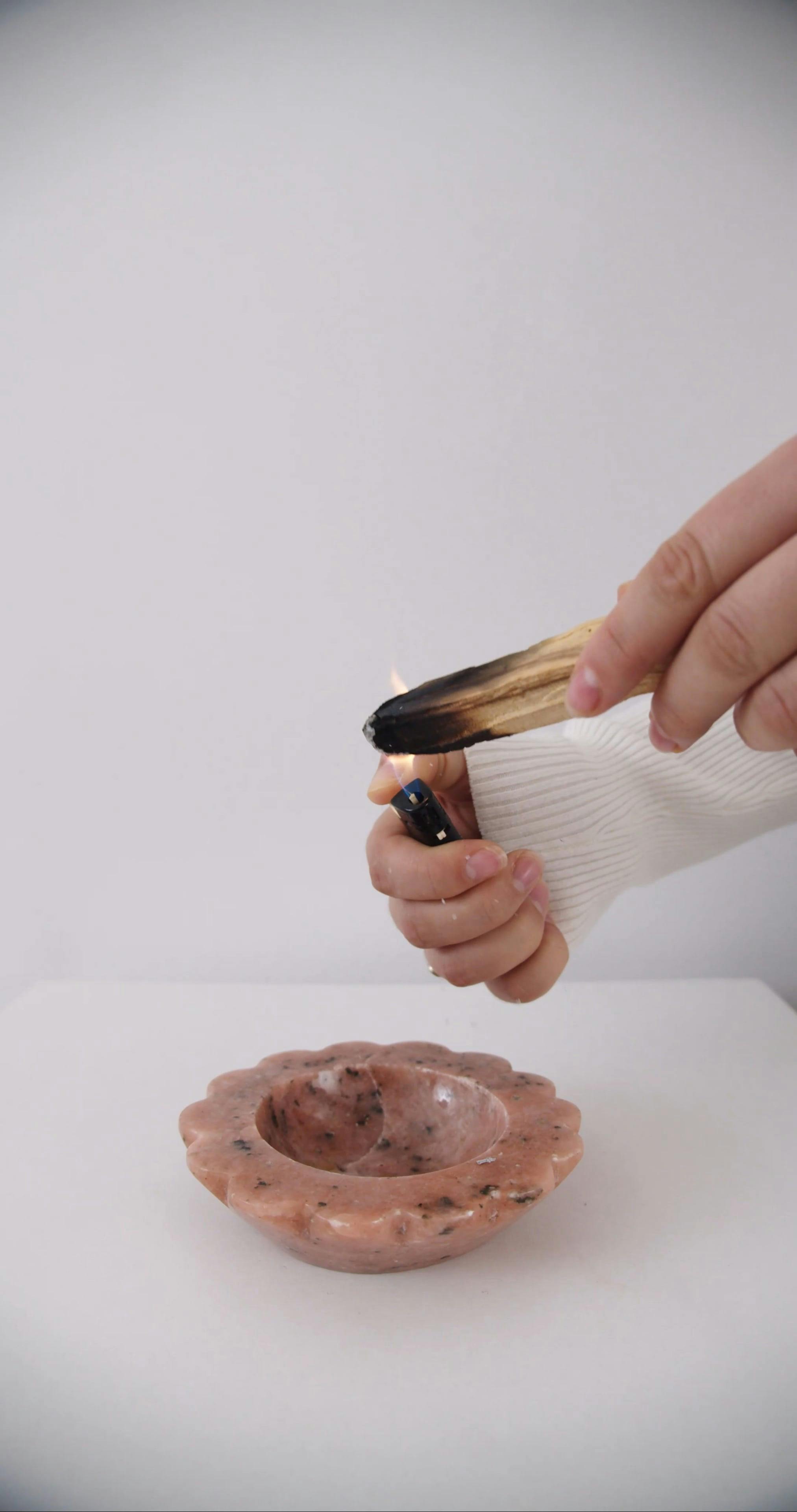 Person Lighting an Incense · Free Stock Video