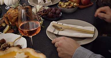 feast over the dining table