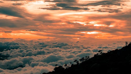 A Scenic View of Above the Clouds