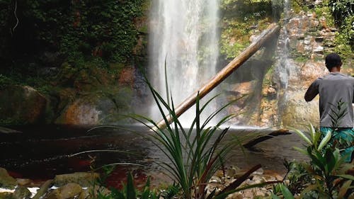 Ulu Kionsom Waterfall in Malaysia