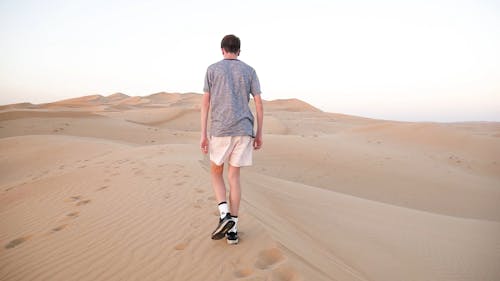 Walking on Sand Dunes