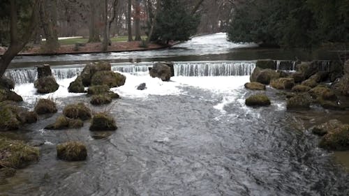 Water Flowing on a River