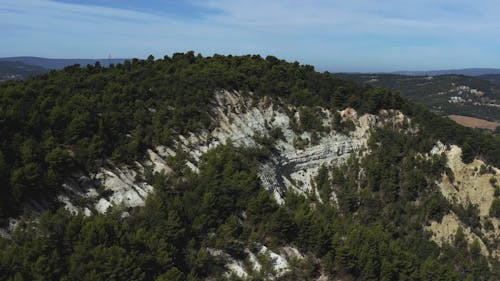 Drone Footage Of The Mountain Area