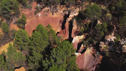 Drone Footage Of The Mountain Cliff