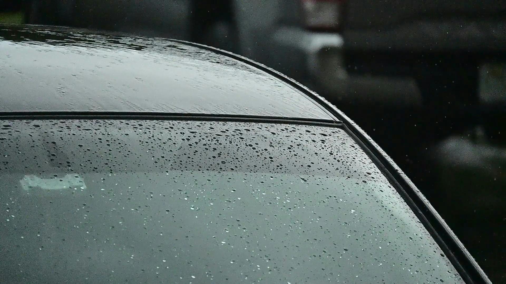 Raindrops on Windshield · Free Stock Video
