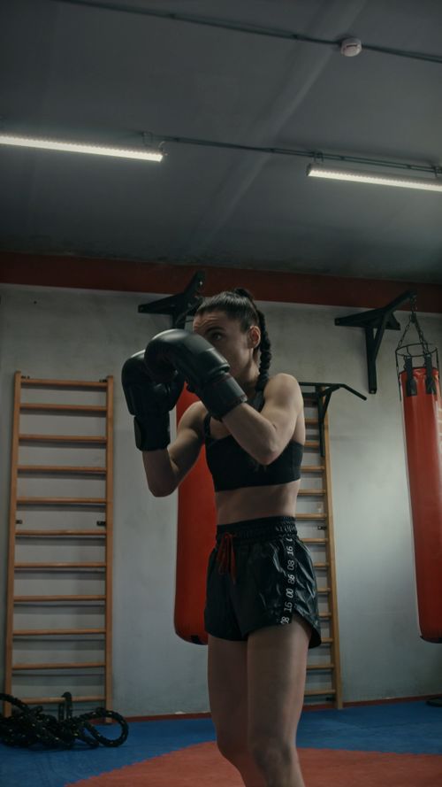 A Man Training His Kickboxing Skills Free Stock Video a-man-training-his-kickboxing-skills-free-stock-video