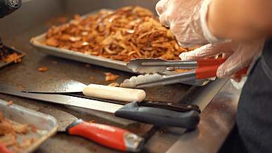 street food preparation