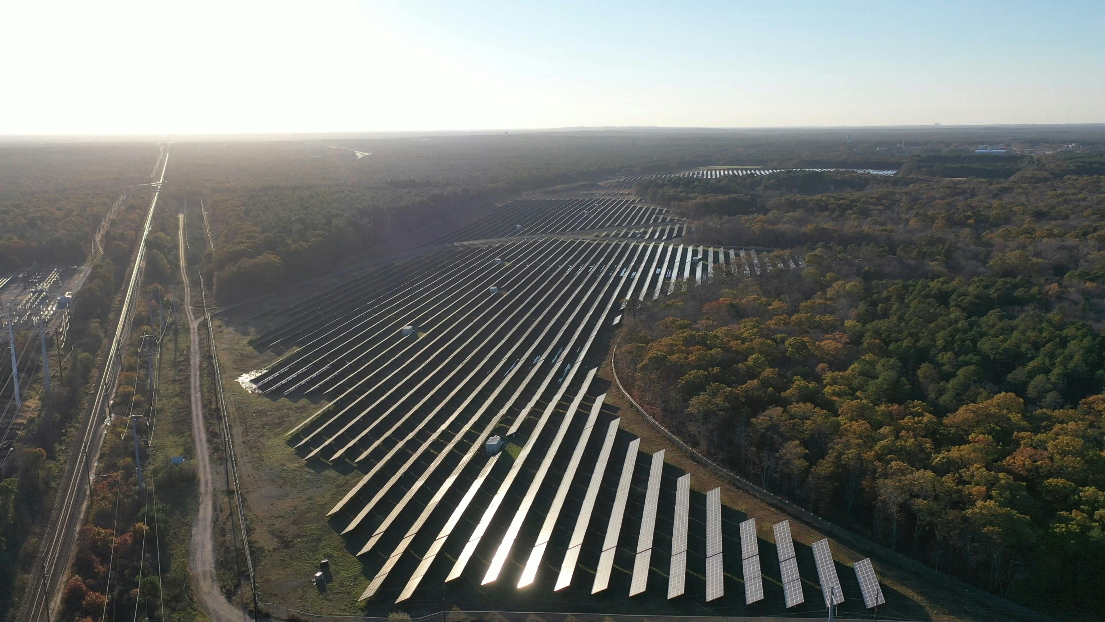 Aerial Shot of Solar Panels · Free Stock Video