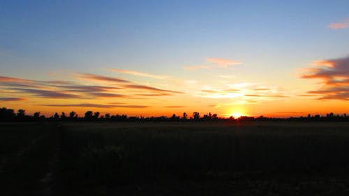 Sunset in the Horizon