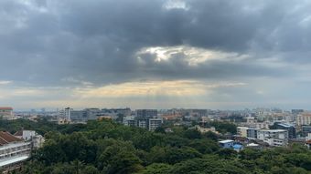 城市风景早上天空视频素材视频素材