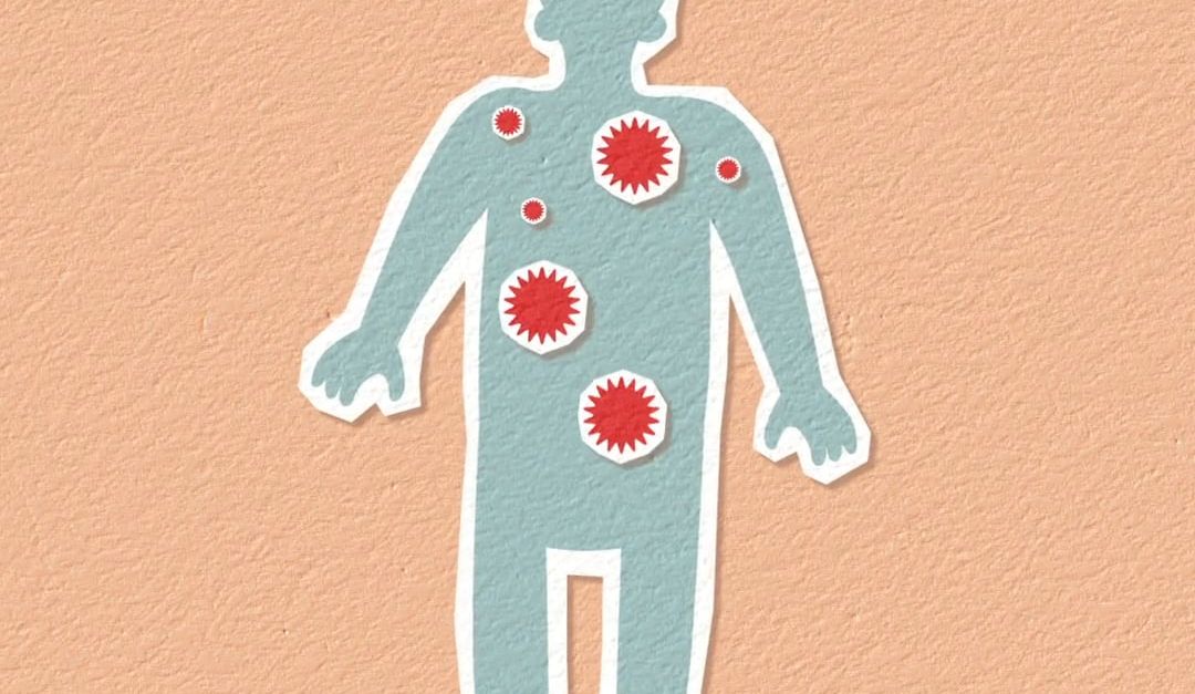 Human Is Infected Illustration of a Person Infected by the Coronavirus · Free Stock Video