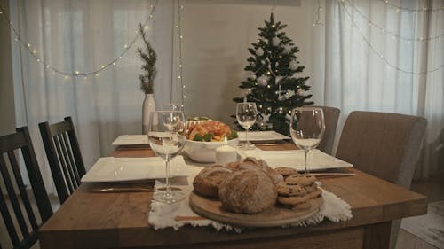 Video of Table Setting For Christmas Celebration