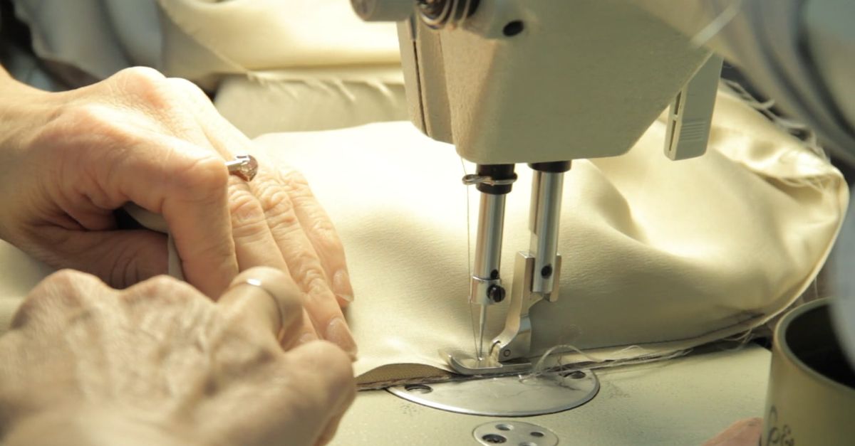 Person Using Stitching Machine A Person Using a Sewing Machine Free Stock Video Footage, Royalty-Free ...
