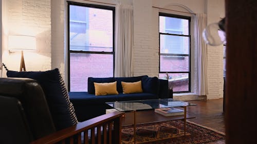 Inside View of a Living Room 