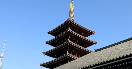 View of Sensoji Temple Tokyo