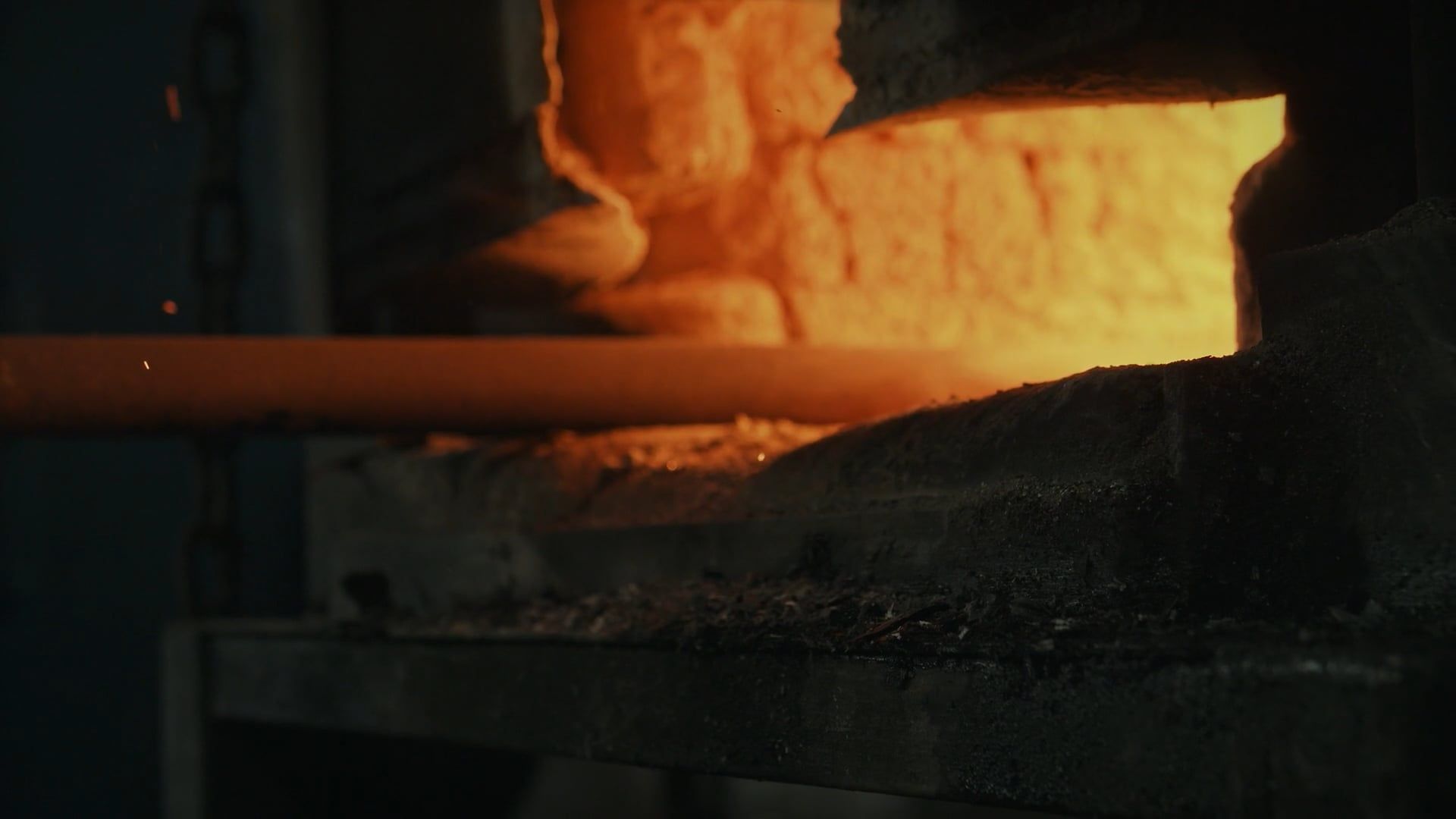 Metal Rod in a Furnace Free Stock Video Footage, Royalty-Free 4K & HD ...