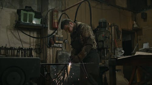 Cutting Metal with Welding Torch