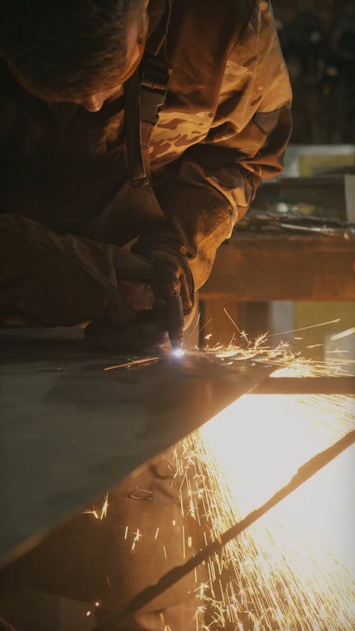 Cutting Metal with Welding Torch