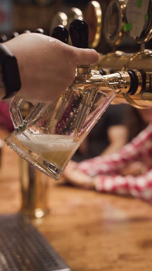 Ice Draft An Iced Cold Draft Beer In A Mug Free Stock Video Footage, Royalty-Free ...
