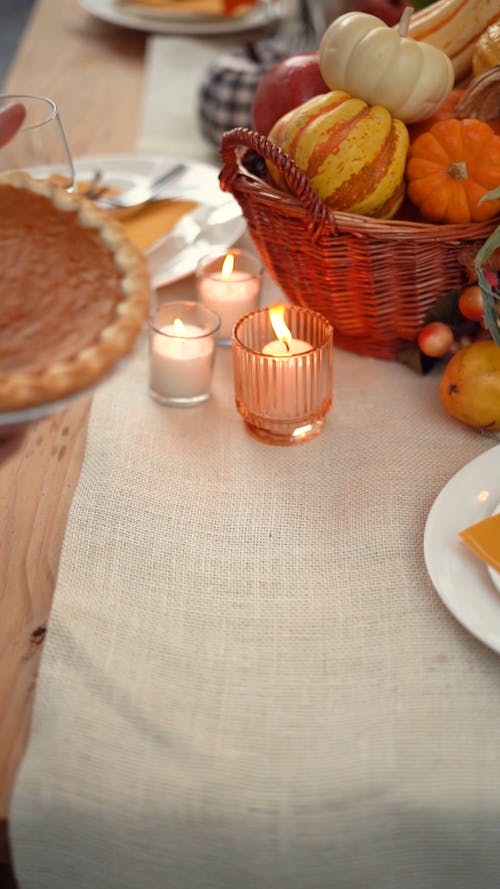 Pumpkin Pie in the Thanksgiving Dinner