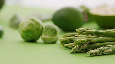 green vegetables close up