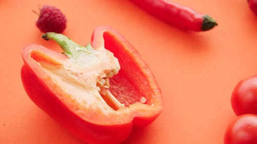 Close-Up Video of Various Vegetables on the Table