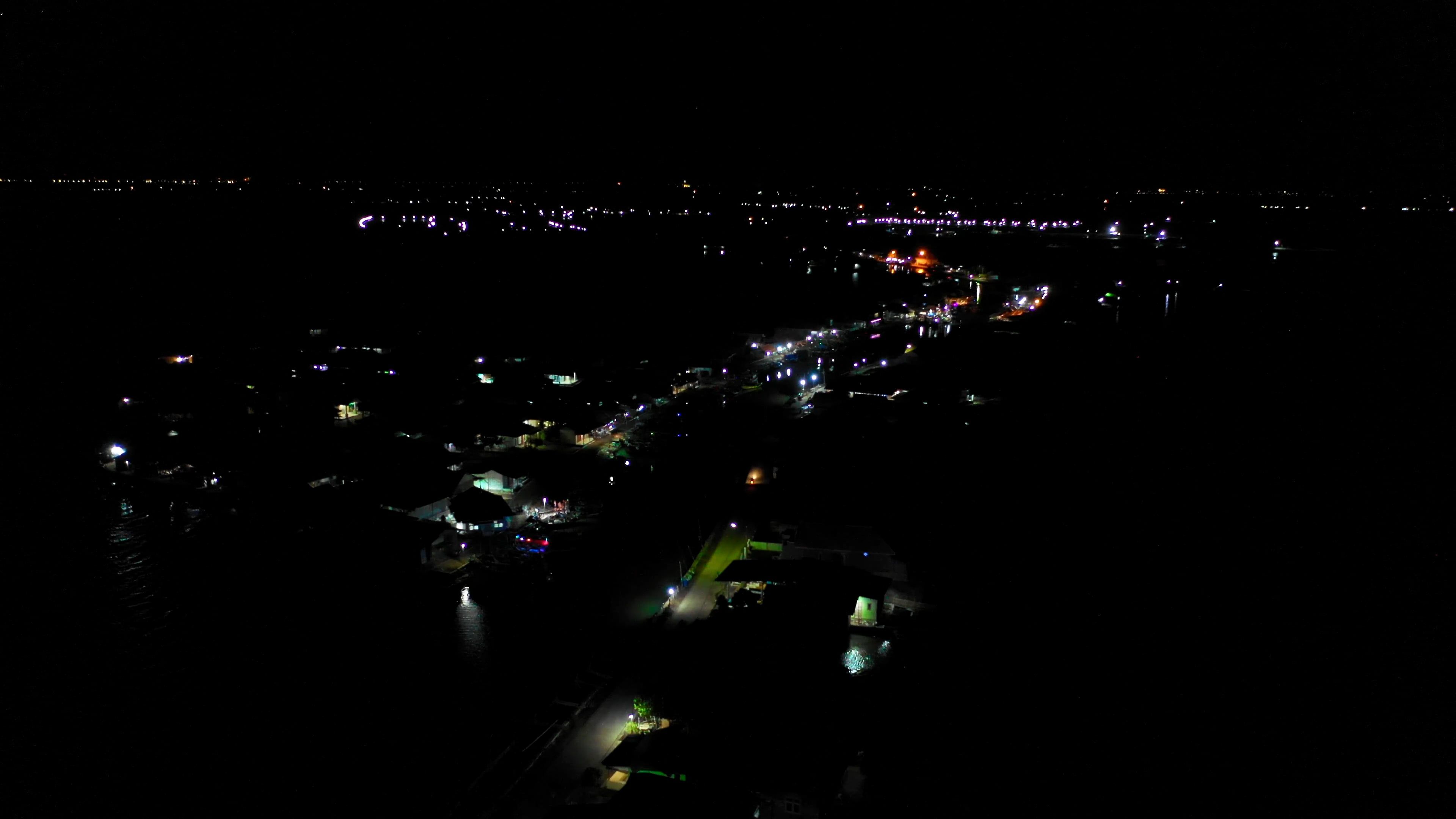 Drone Footage Of A City At Night Free Stock Video Footage, Royalty-Free ...