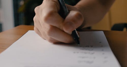 Hand Writing a List