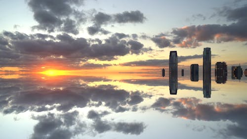 Timelapse of the Sunset in New York