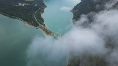 Aerial Footage of a Bridge