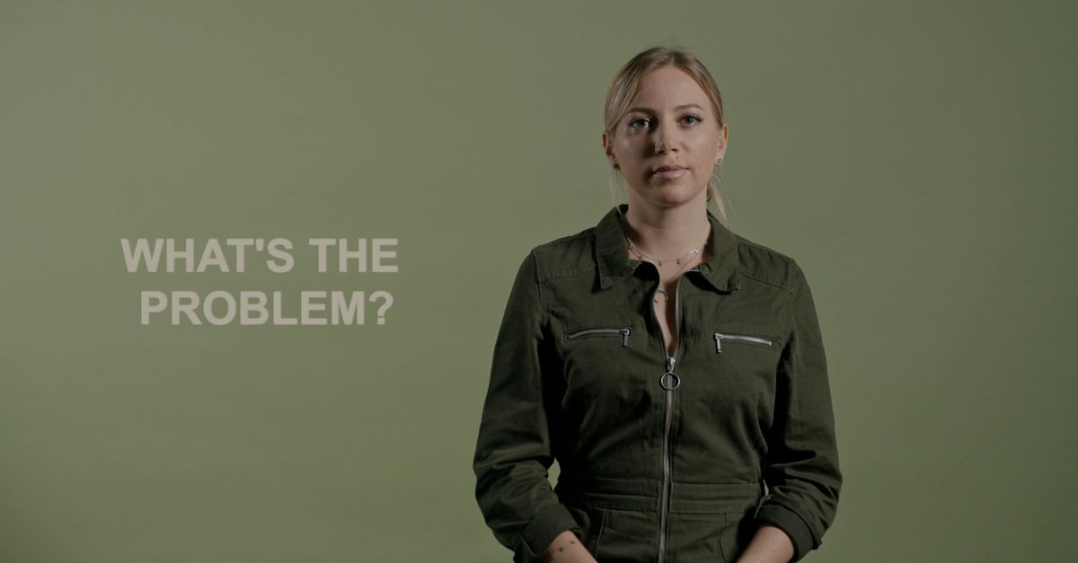 Sign Language For Problem Young Woman Saying What's The Problem in Sign Language Free Stock Video ...