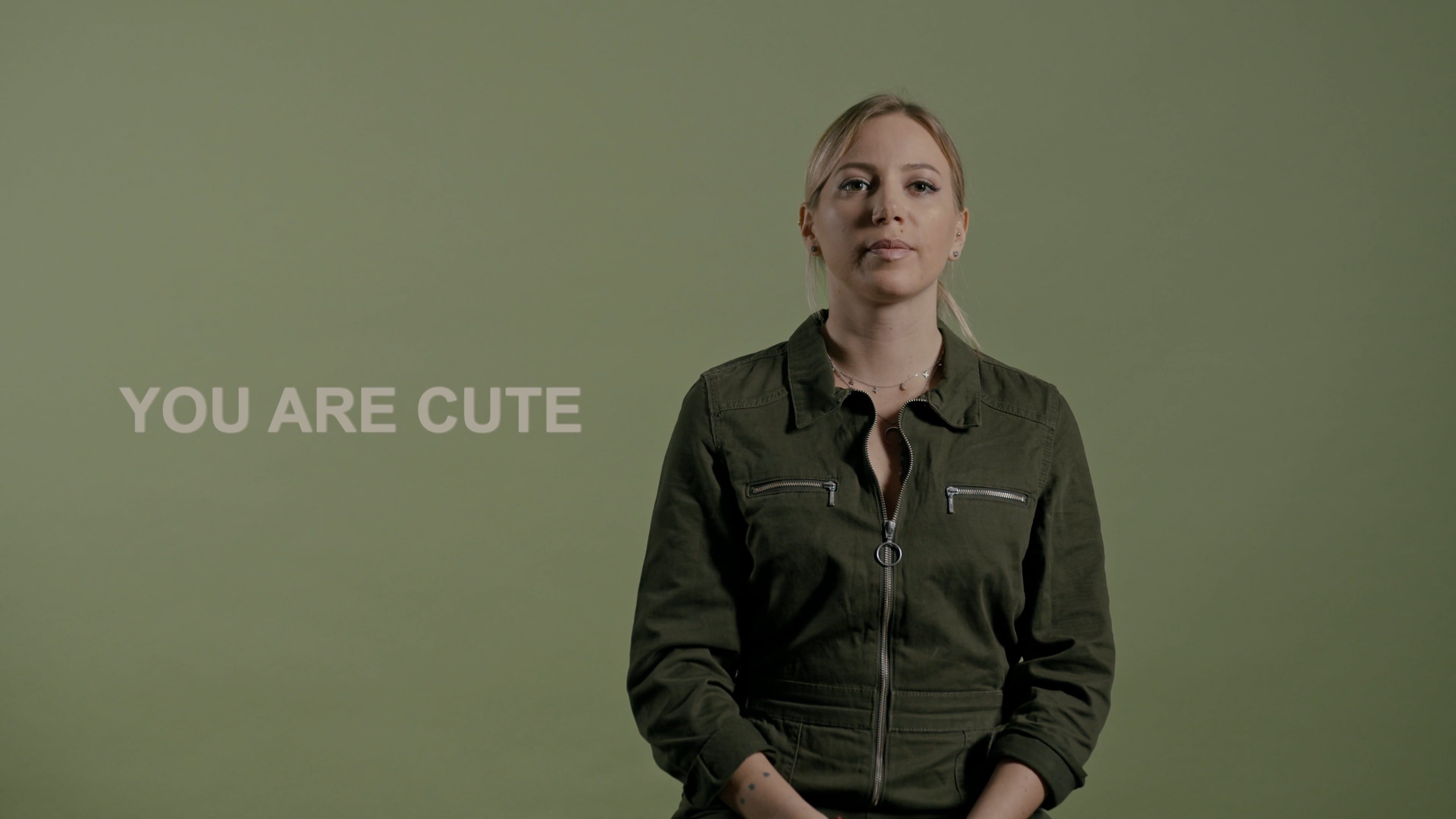 Woman Saying You Are Cute in Sign Language Free Stock Video Footage ...