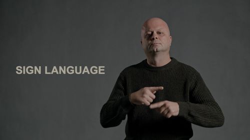 Man Doing Sign Language · Free Stock Video