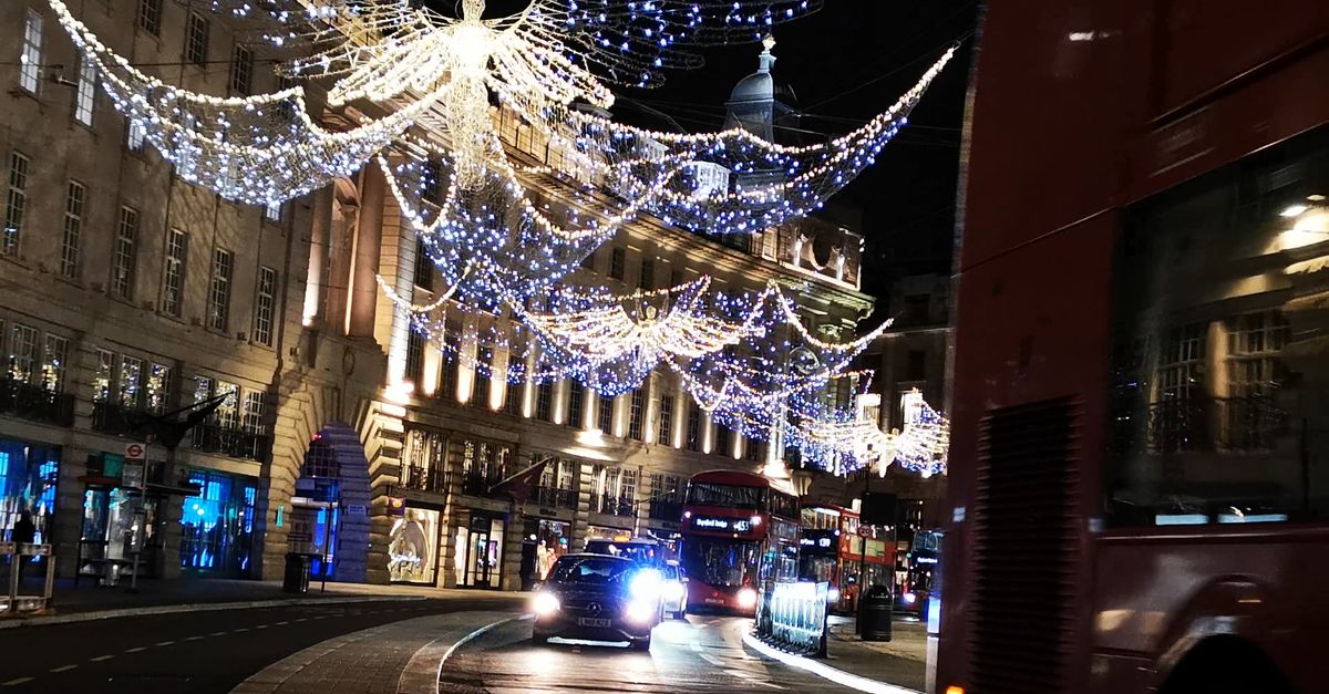Close Up View of a Highway in Regent Street of London Free Stock Video ...