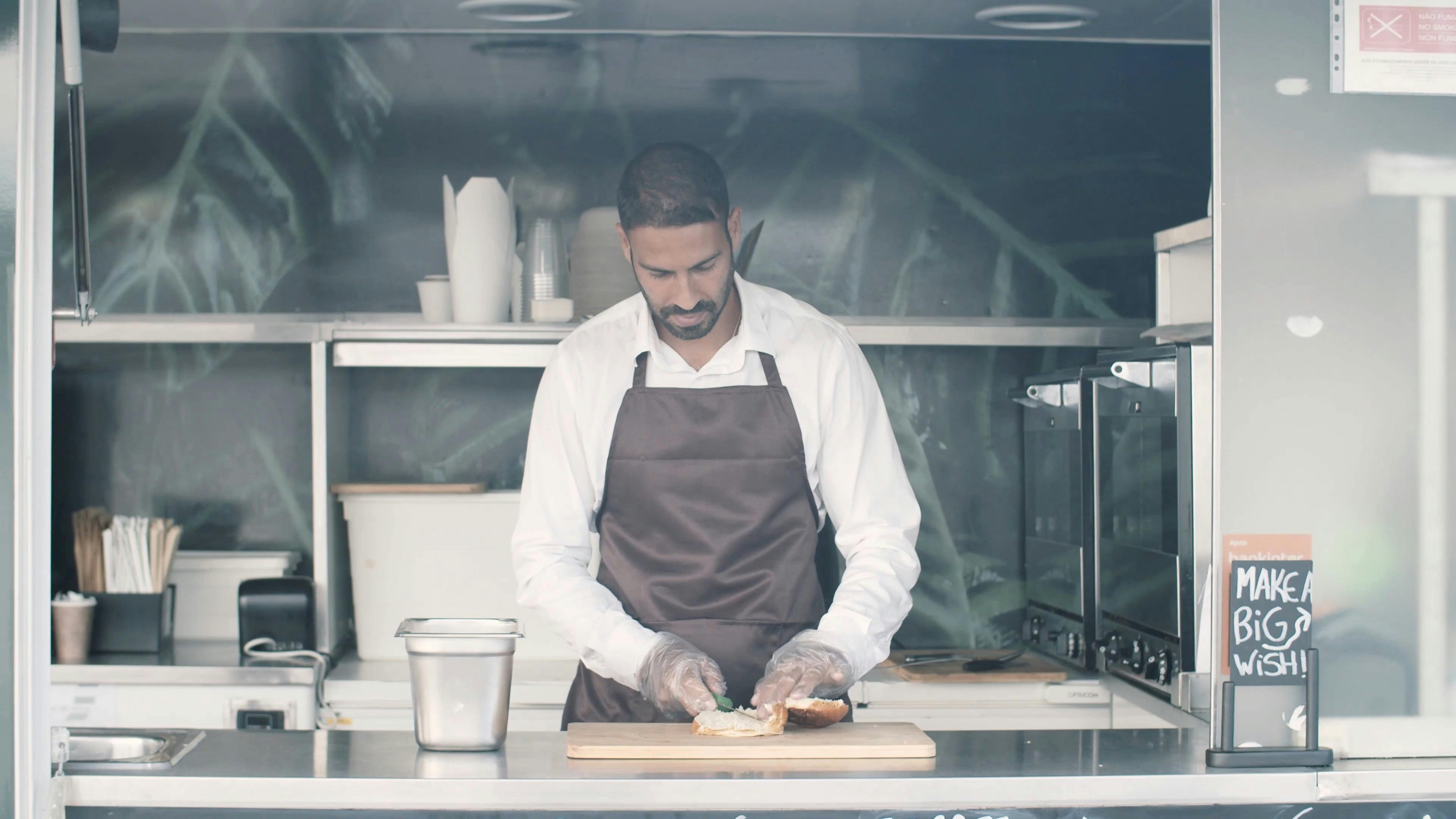 Person Seasoning Meat · Free Stock Video