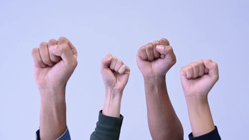 Video Of People Doing Fist Hand Gesture