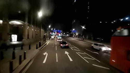 Timelapse Video of the Central London Traffic at Night