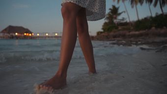 美女傍晚视频高清视频视频素材免费下载视频素材