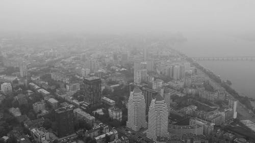 A City Covered With Smog