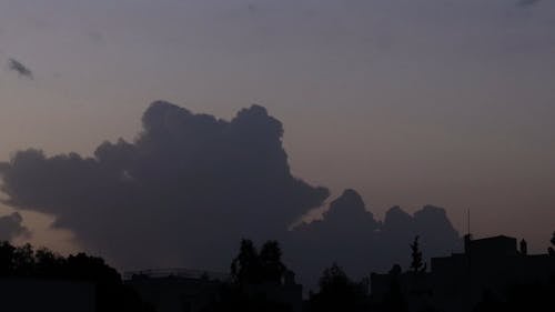 Early Morning Clouds Formation In The Sky 