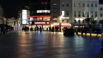 夜晚街道行人商业街视频素材高清视频视频素材