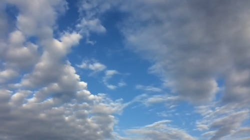Clouds Formation In The Sky In Time Lapse