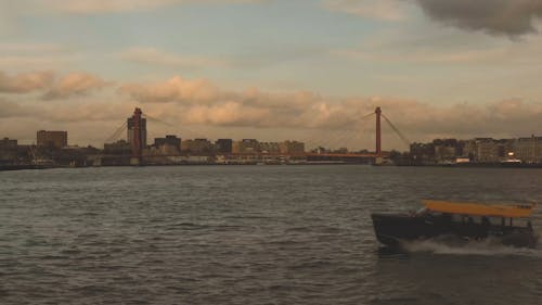 Wide Angle Shot of a Bridge