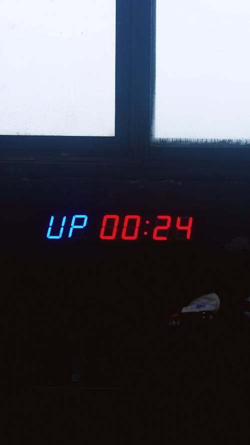 Close-Up Video of a Digital Timer