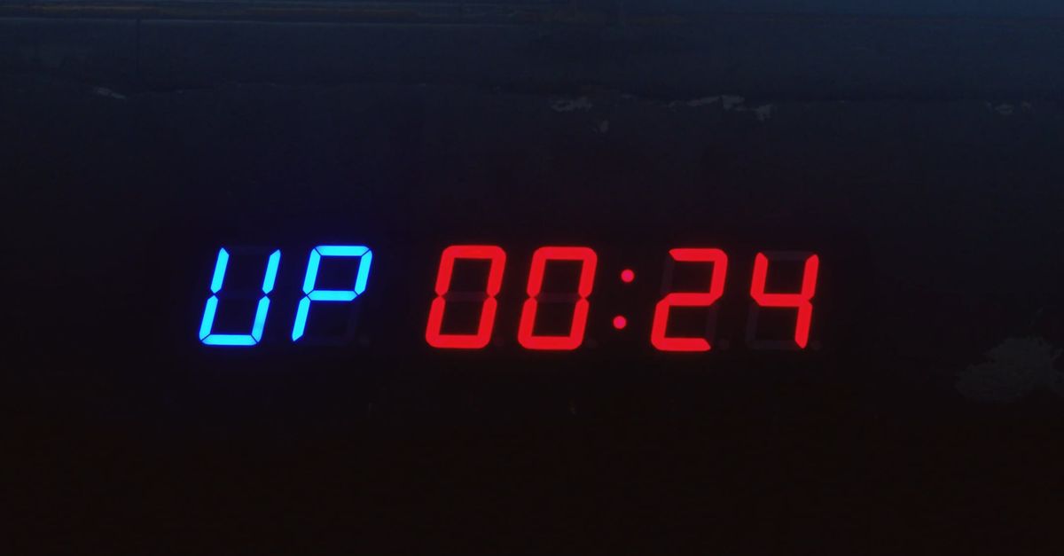 Close-Up Video of a Digital Timer Free Stock Video Footage, Royalty ...